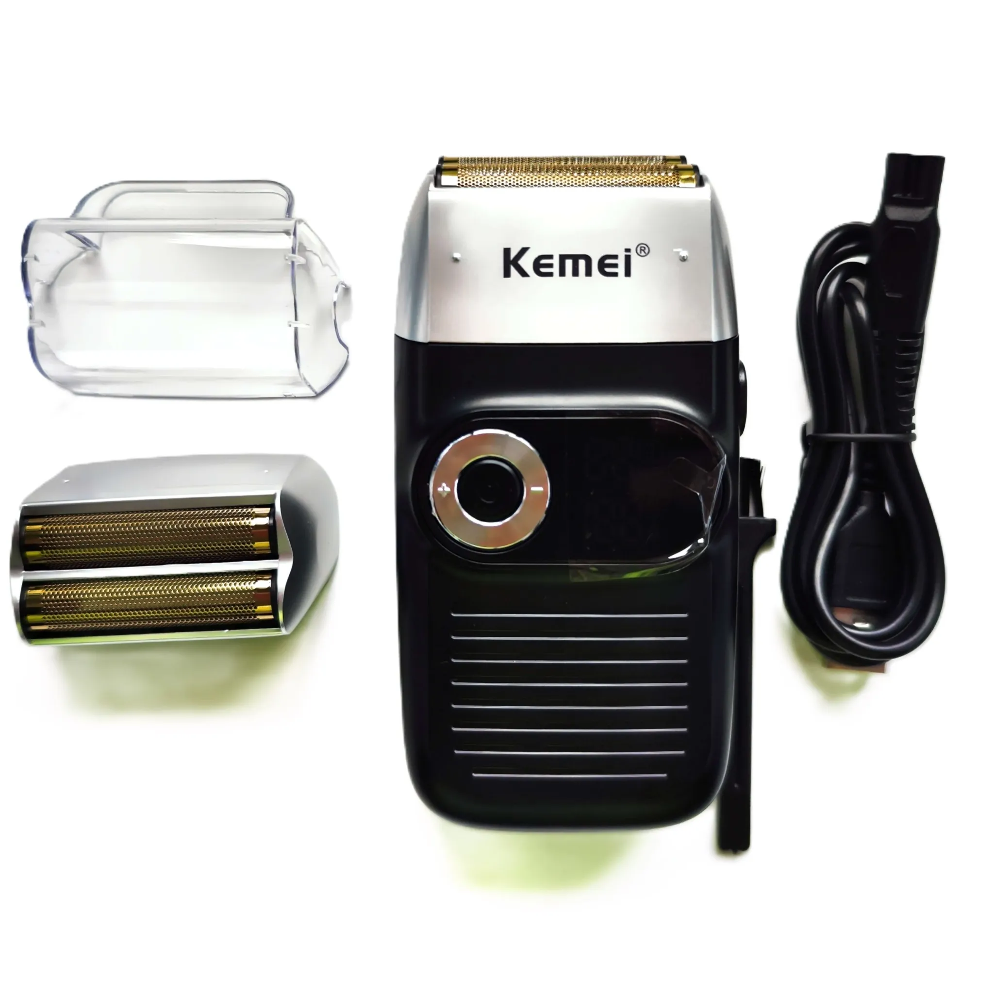 Afeitadora Shaver Kemei KM-2026 Doble Rodillo & Cuchilla