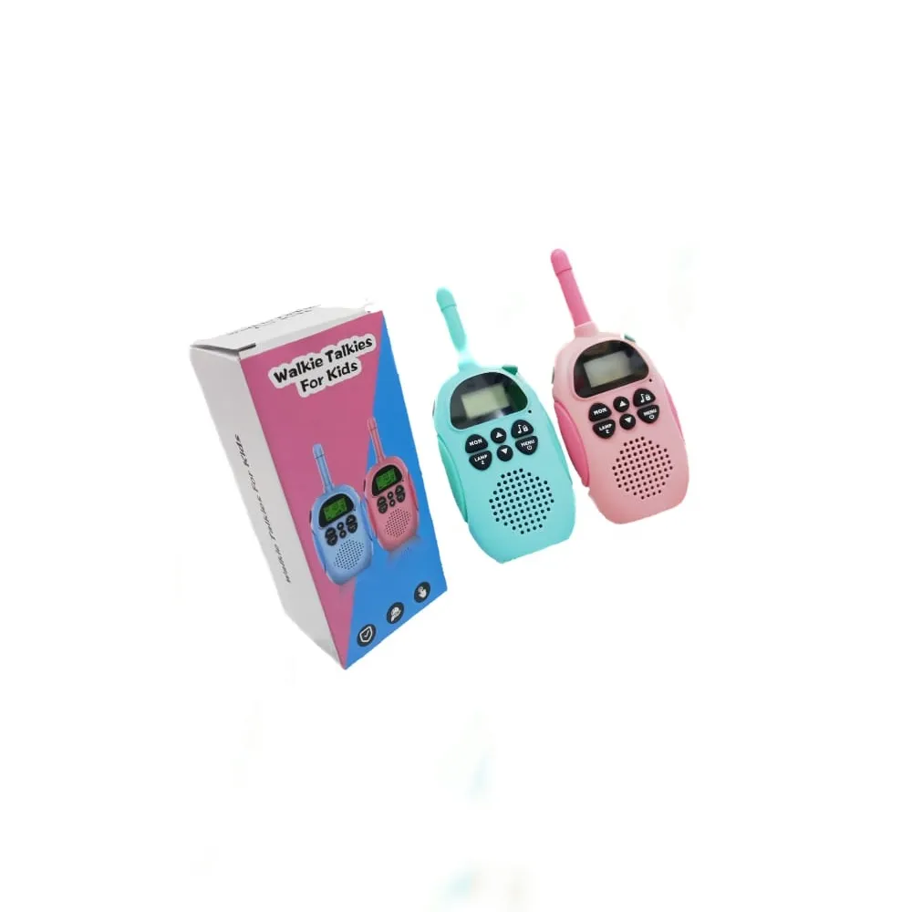 Walkie Talkies Recargable For Kids Radio Comunicador x 2 Und Azul- Rosado