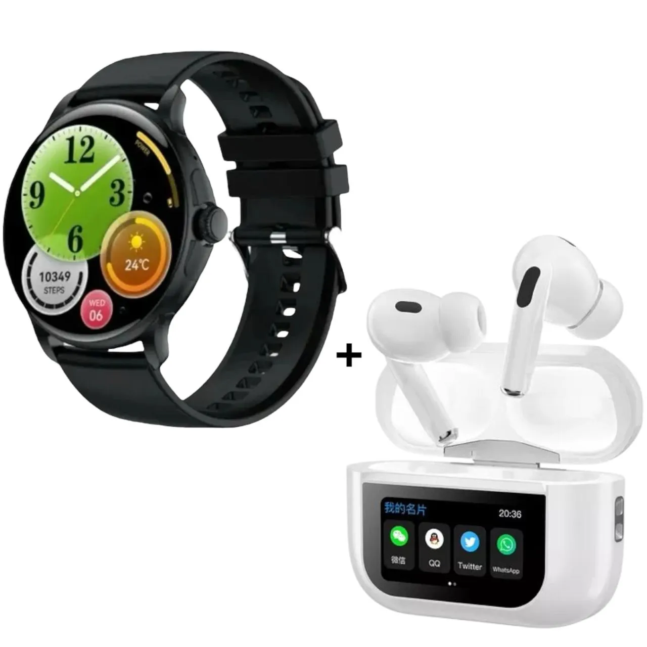 SmartWatch Reloj Inteligente G4 + Audífonos con pantalla