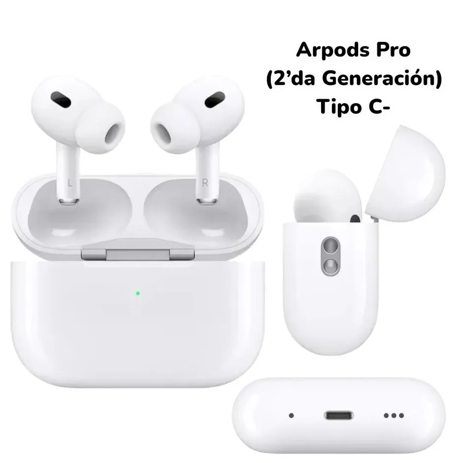 AirPods Pro Segunda Generación I Tipo C 1.1 Ultima Versión