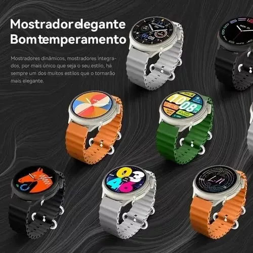 Smartwatch Amoled Reloj Inteligente + Audifonos  Bluetooth F-130 FLY