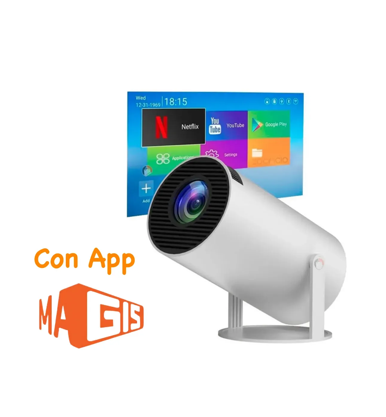 Proyector Smart Para Cine En Casa Hy300 1080hd Android 11