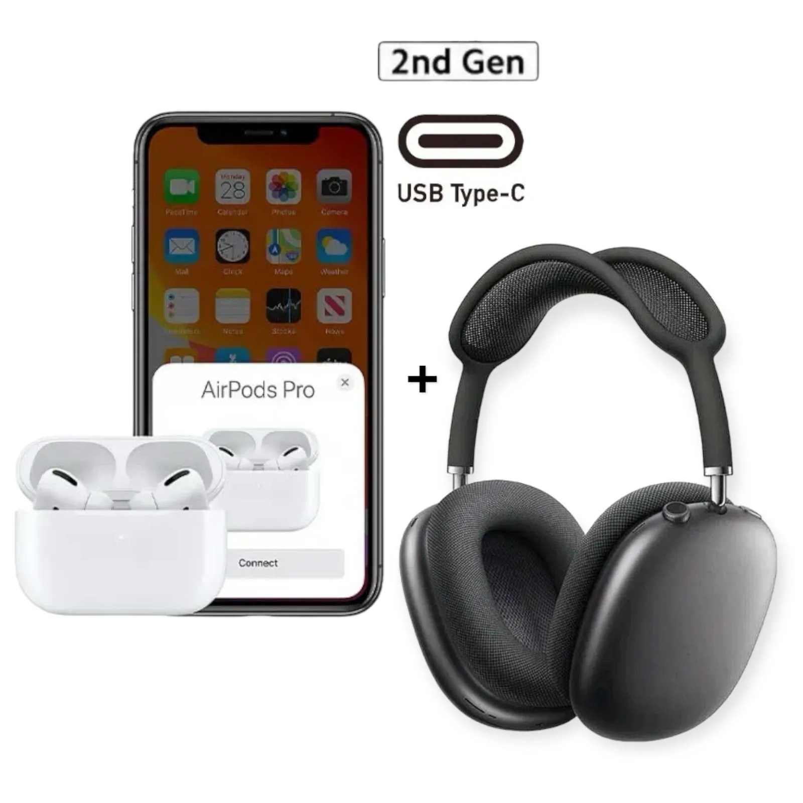 Diadema AirPods Max + AirPods Pro 2da Generación