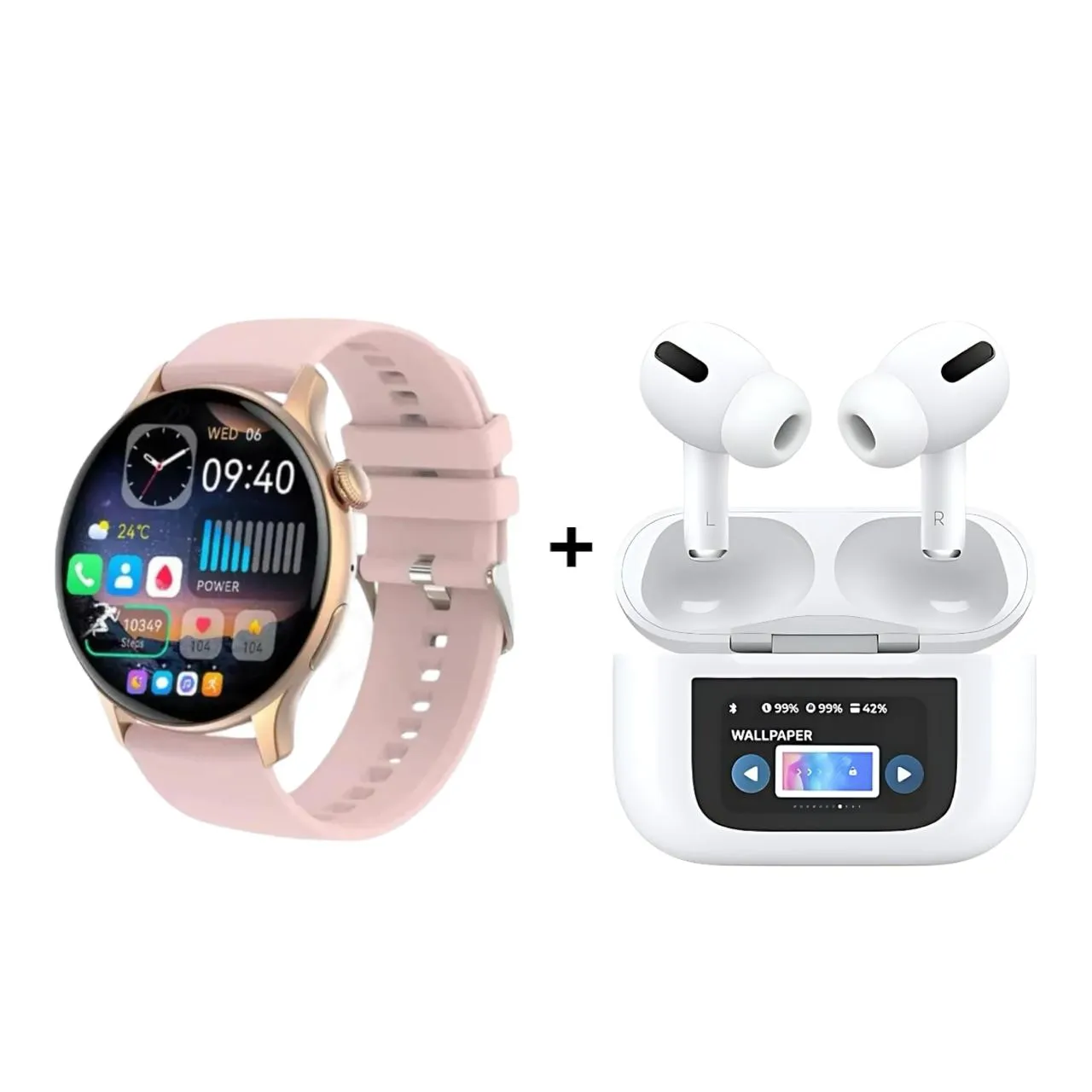 SmartWatch Reloj Inteligente Mobulaa G4+ Audífonos con pantalla