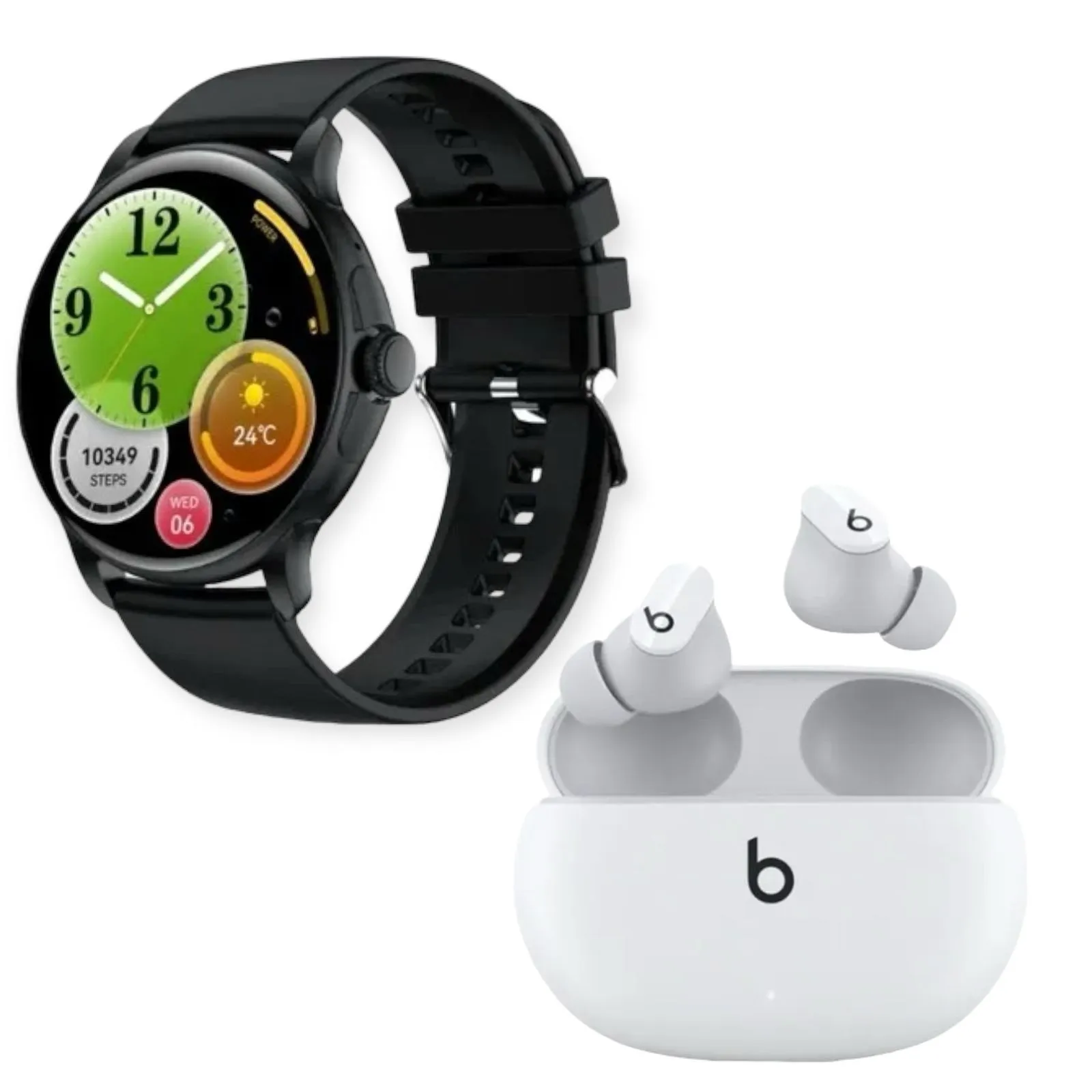 SmartWatch Reloj Inteligente Mobulaa S5 + Audífonos Bluetooth Beats Studio Buds