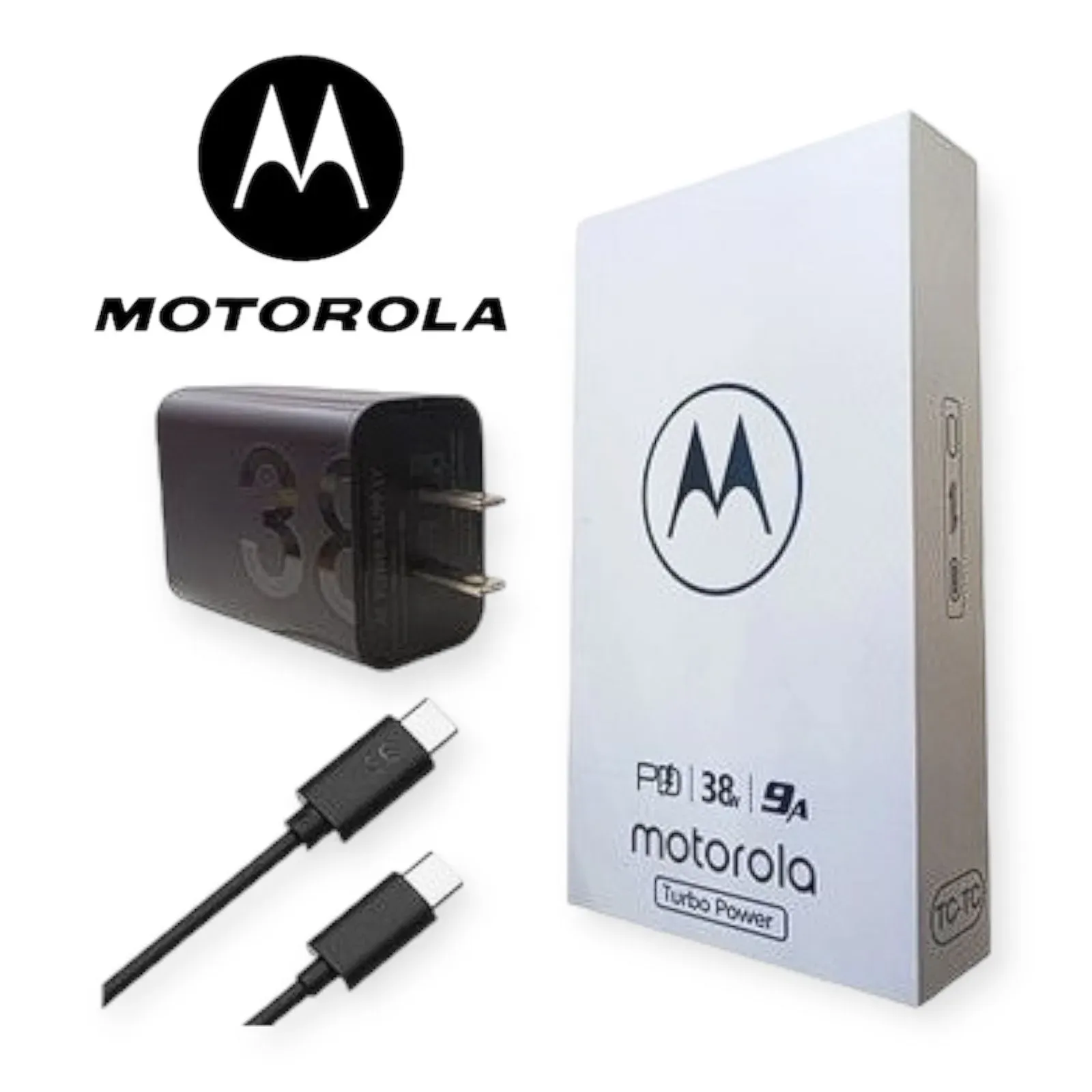 Cargador Motorola Turbo Power 38W Tipo C