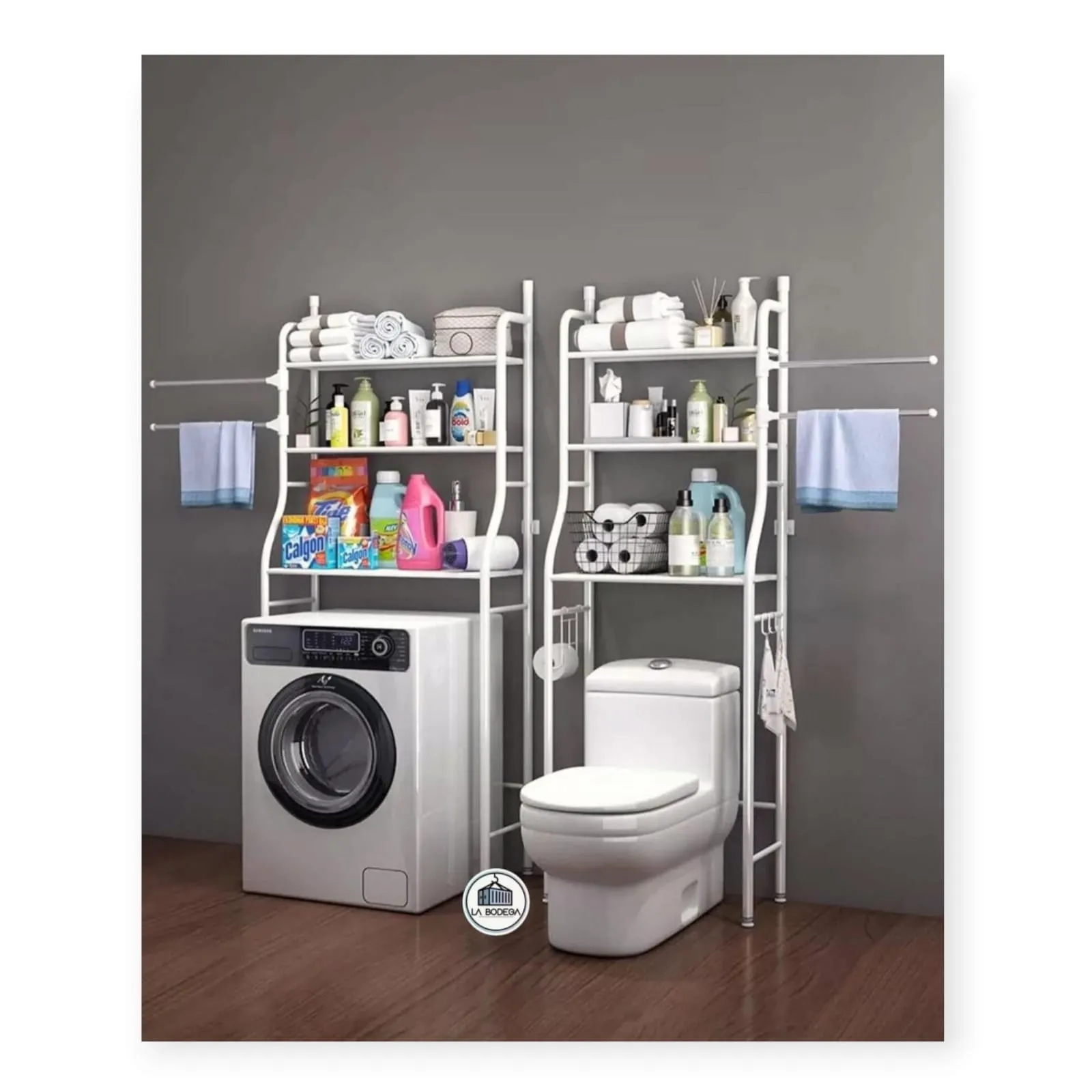 Combo organizador de baño y lavado