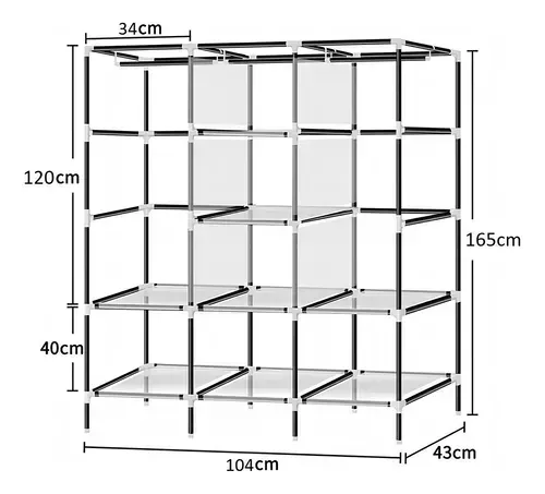 Organizador Armario De Tela