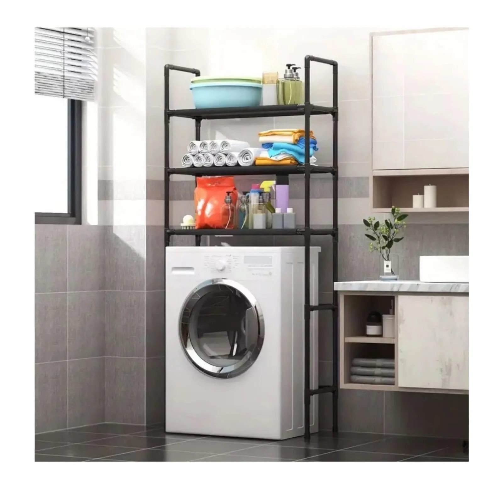 Combo organizador de baño y lavado