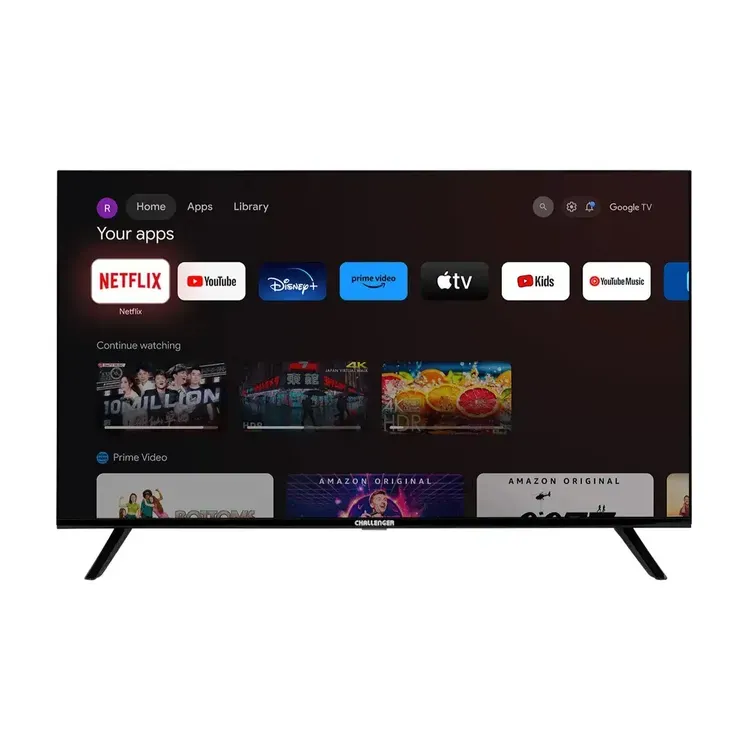 Televisor 40 Pulgadas Challenger Android TV FHD Smart TV Bluetooth - Netflix - LED 40TG79 BT ANDROID T2