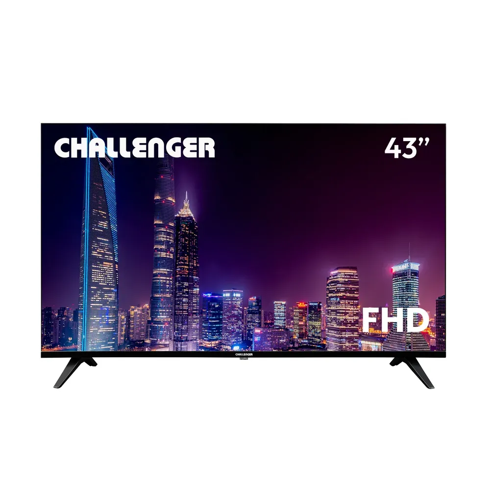 Televisor Challenger 43" Full Hd Smart Con Bluetooth, Wifi Y Magic Control. Incluye Soporte De Pared - Led 43hw Smart Bt