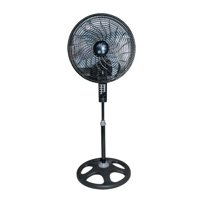 Ventilador Pedestal Malla Plástica Pro Altezza 18" 2 en 1 - Negro