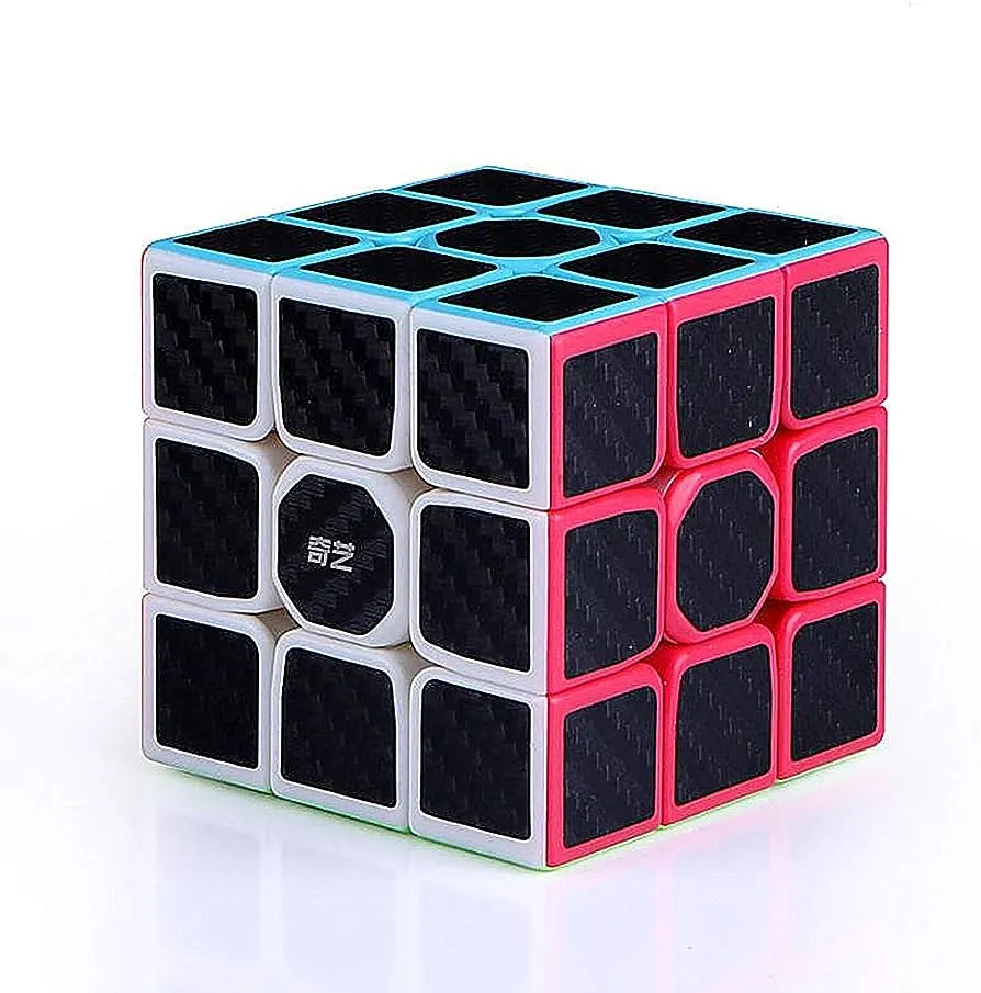 Cubo Rubik 3x3 Qiyi Fibra De Carbono