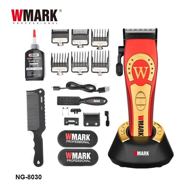 Peluquera Profesional WMARK NG-8030 (Accesorios) Color Roja