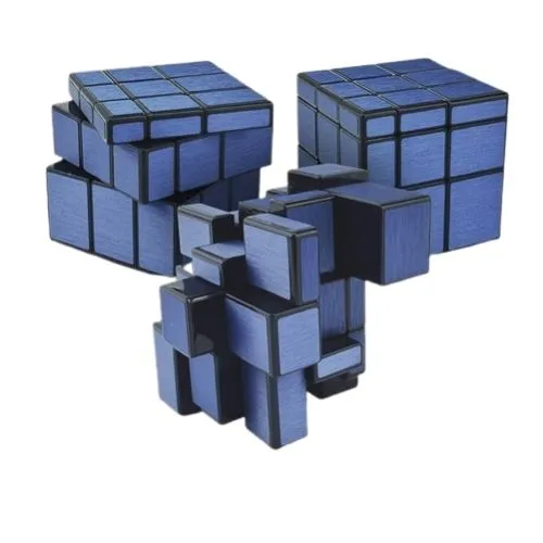 Cubo Rubik 3x3 Qiyi Mirror/Espejo (Azul Oscuro)