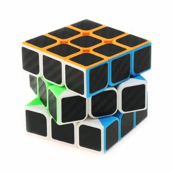 Cubo Rubik 3x3 Qiyi Fibra De Carbono