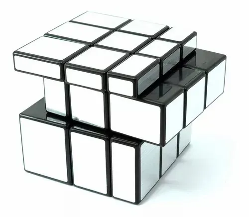 Cubo Rubik 3x3 Qiyi Mirror/Espejo (Plateado))