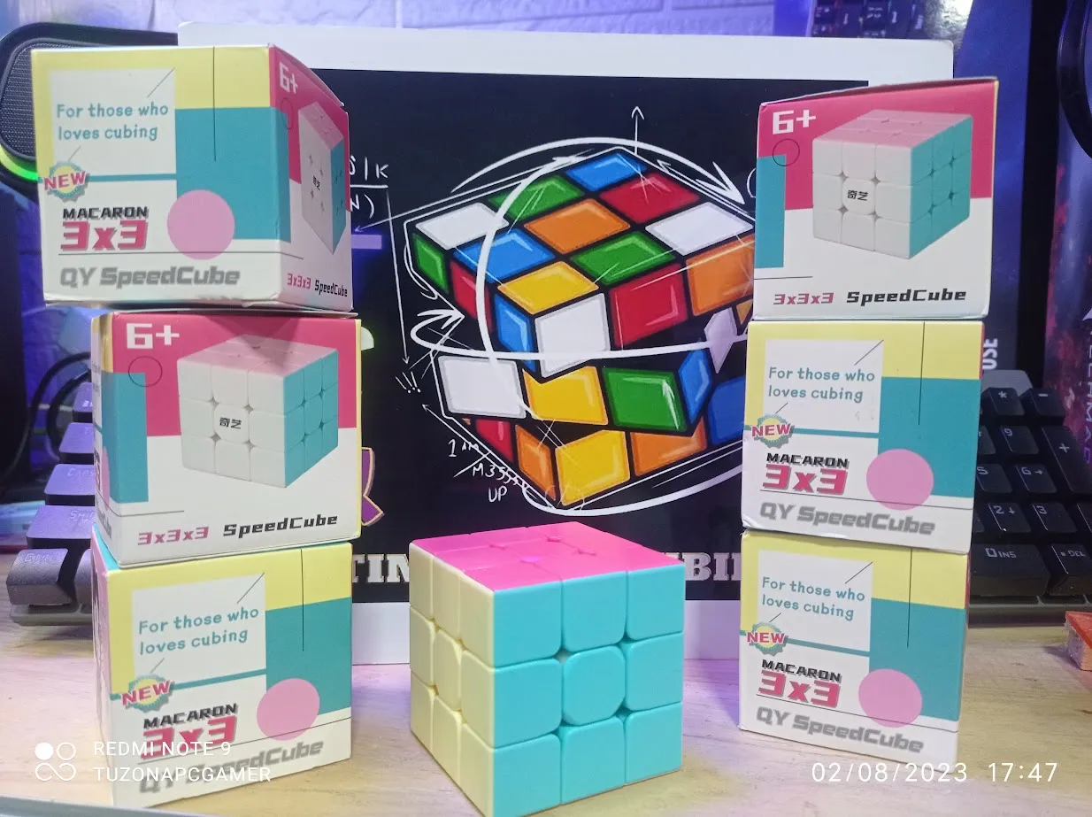 Cubo Rubik 3x3 Qiyi Tono Pastel