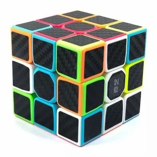 Cubo Rubik 3x3 Qiyi Fibra De Carbono