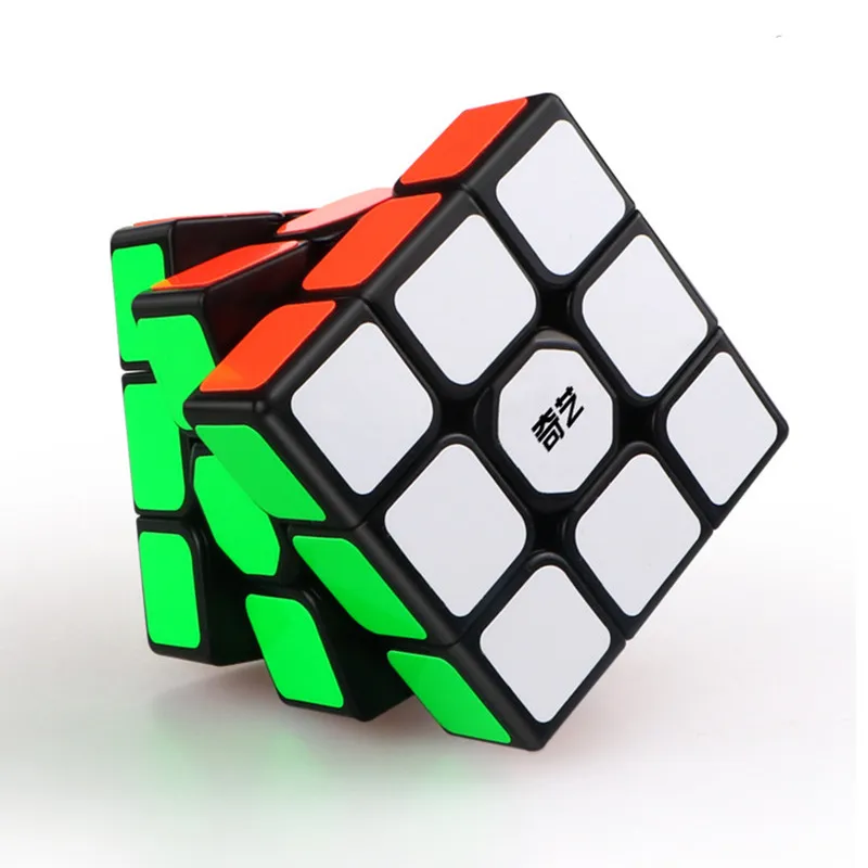 Cubo Rubik 3x3 Qiyi Fondo Negro