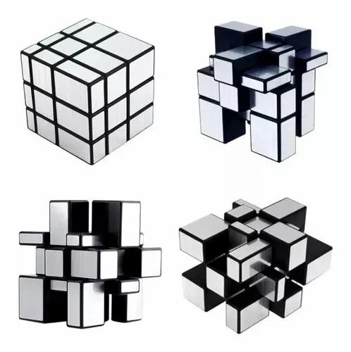 Cubo Rubik 3x3 Qiyi Mirror/Espejo (Plateado))