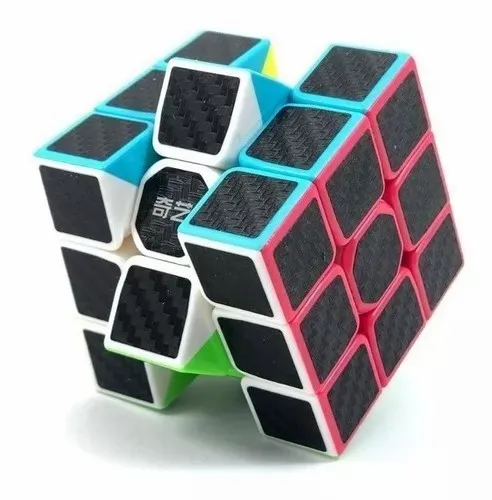 Cubo Rubik 3x3 Qiyi Fibra De Carbono