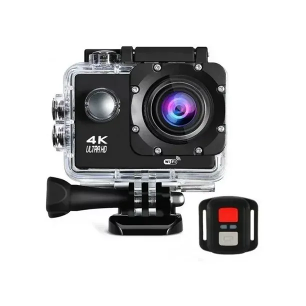 Camara Go Pro 4k Ultra HD Con Wifi Sumergible 30mts, Control Remoto