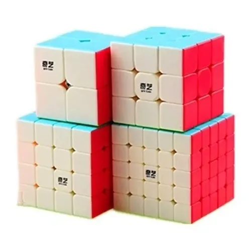 Pack 4 Cubos Rubik Qiyi