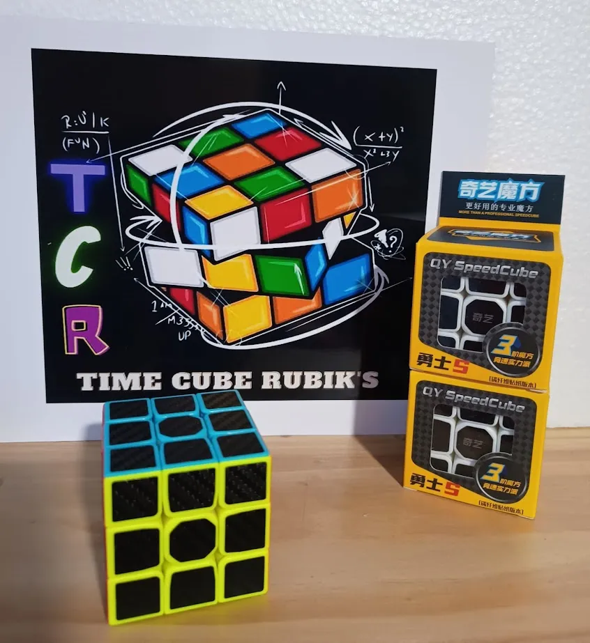 Cubo Rubik 3x3 Qiyi Fibra De Carbono