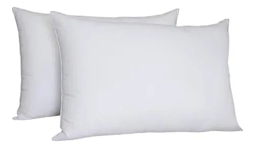 Almohadas 50x70 Cm Set 2 Unidades Firme Antiacaros  Color Blanco 