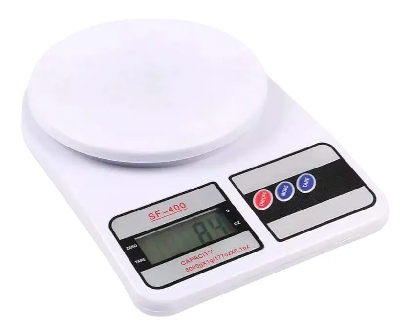 Gramera Digital Cocina 10 Kg Bascula Portátil Peso Baterías