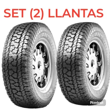 Set (2) Llantas 255/70R16 111T Ht51 KUMHO Vt