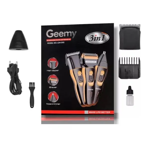 Maquina De Afeitar Gemmy 3 En 1 Recargable