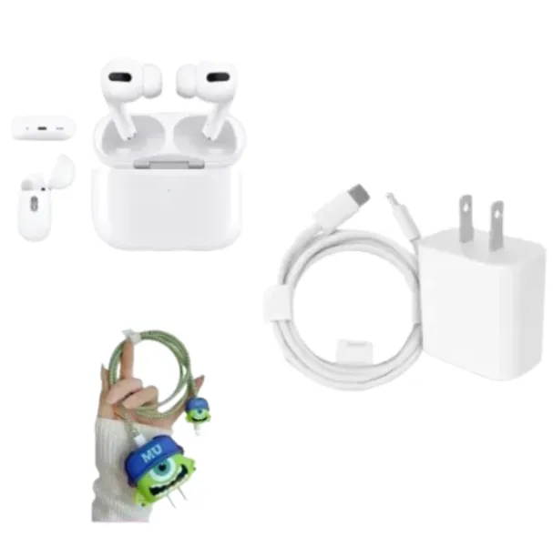 AirPods Pro 2 + Cargador 20W + Obsequio Forro De Cargador