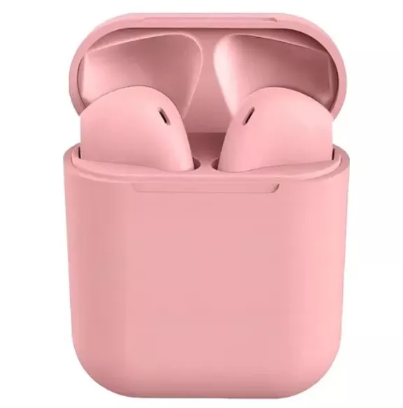 Audífonos Auriculares Bluetooth Tipo Airpods Rosado