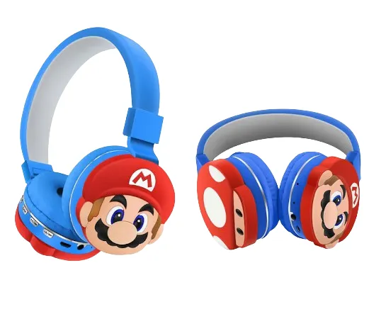 Audifonos Tipo Diadema Bluetooth Mario Bros Hongo