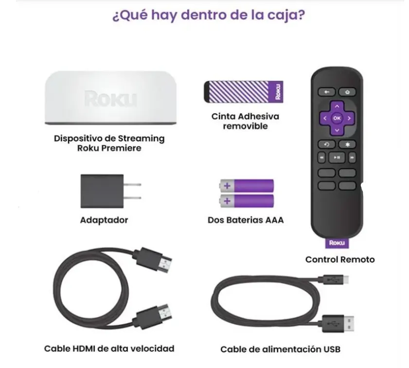 Roku Premiere 4K Original convierte un tv convencional en Smart TV 