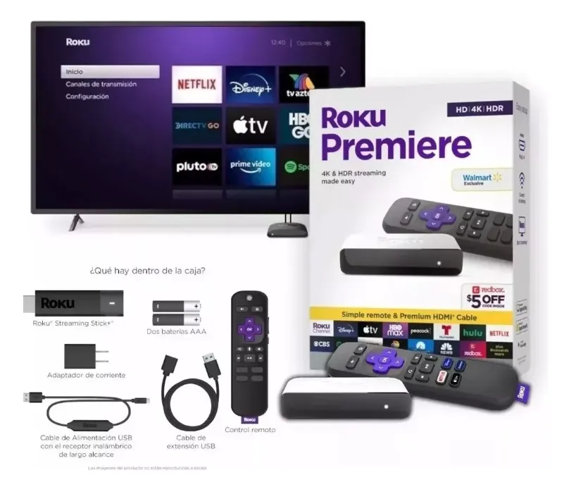 Roku Premiere 4K Original convierte un tv convencional en Smart TV 