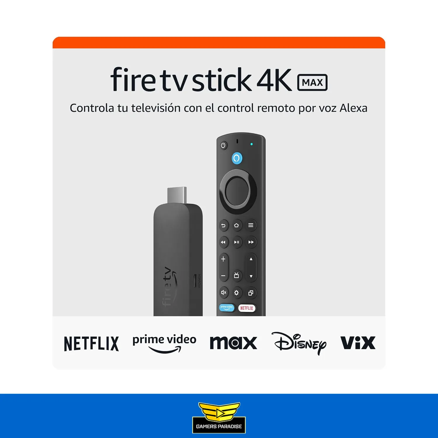 Amazon Fire Tv Stick 4k Max 16gb Hdr Wifi 6e Con Alexa