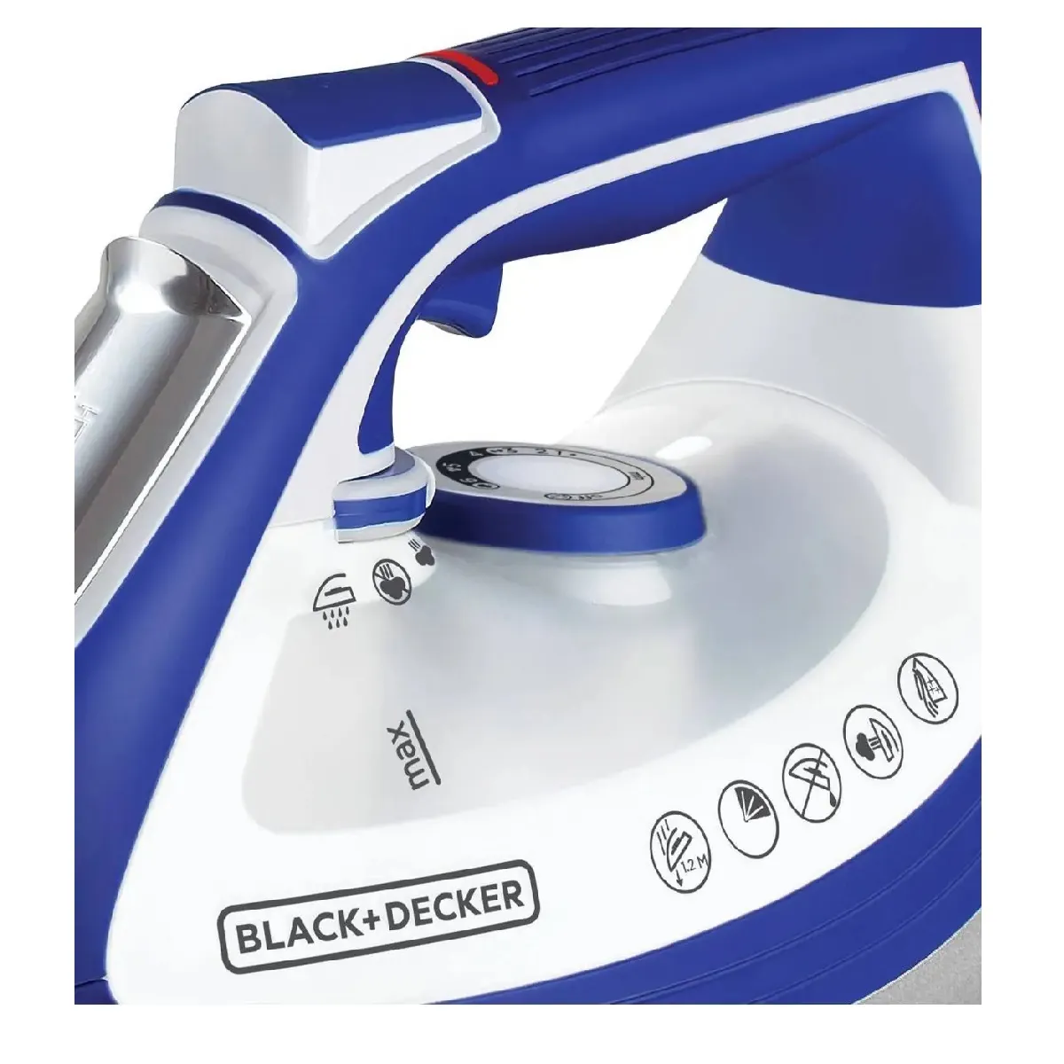 Plancha De Ropa Black & Decker Vapor Ir3001 Impact Azul