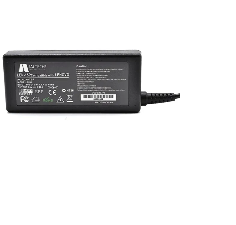 Cargador Portatil Lenovo 20v 3.25a Len-15p