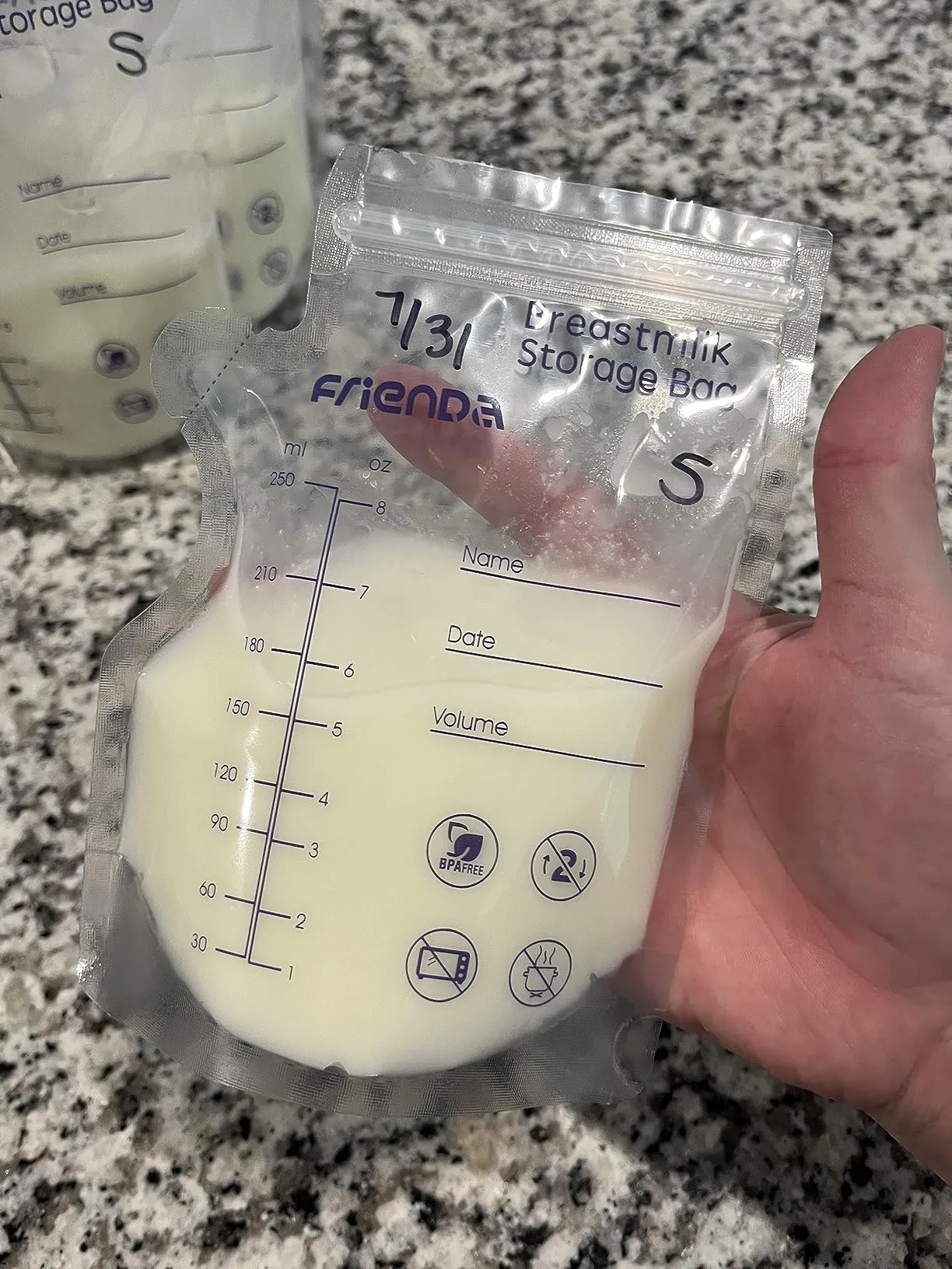 Setx25 Bolsas De Almacenamiento De Leche Materna Hermético