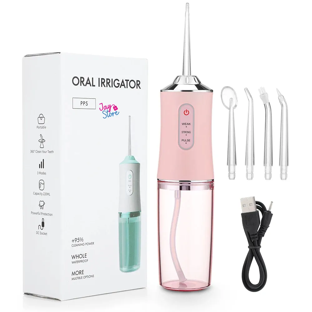 Irrigador Oral Recargable Limpieza Dental Cuidado Bucal IPX7