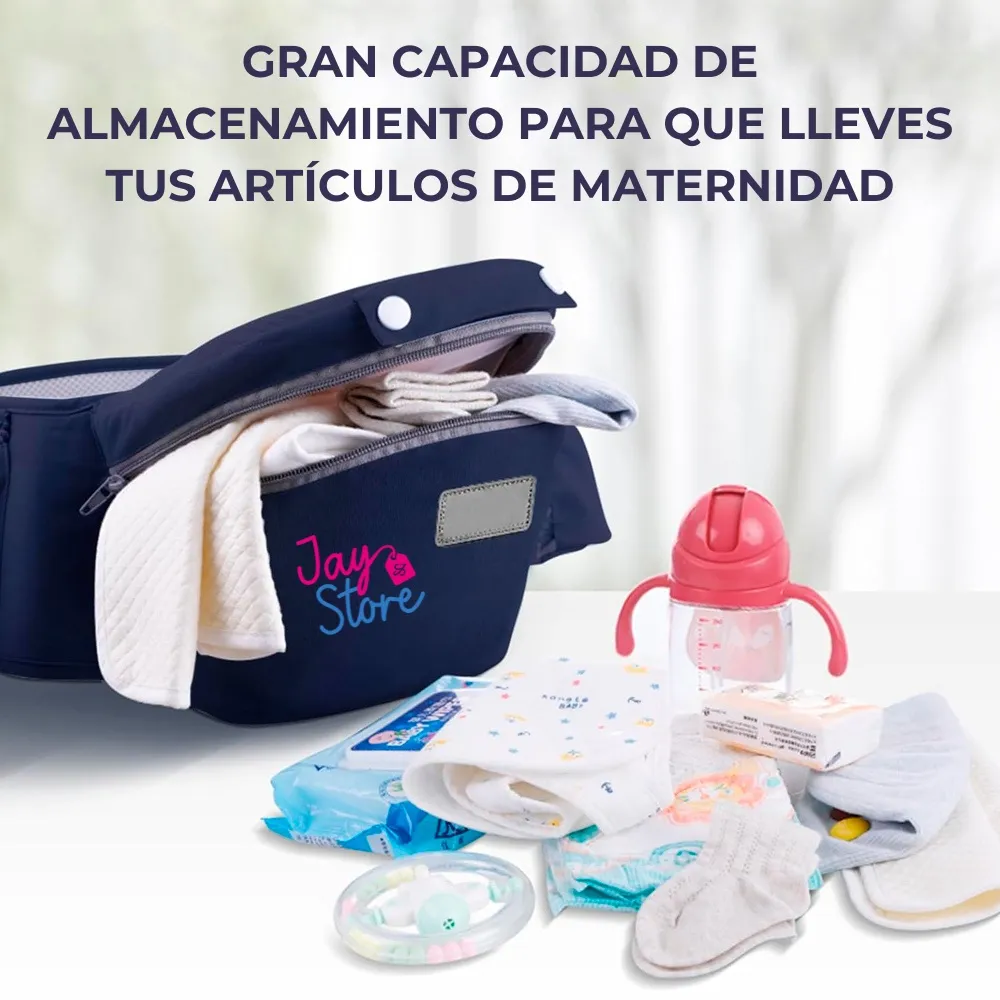 Arnés Cargador Canguro Para Bebés Ergonómico Asiento Soporte Lumbar