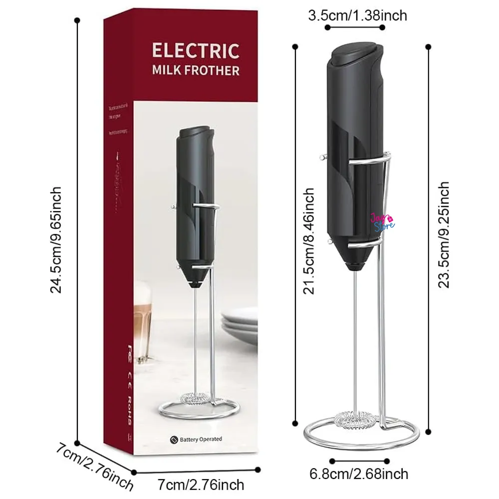 Batidor Espumador Eléctrico De Leche Huevos Café Mezclador