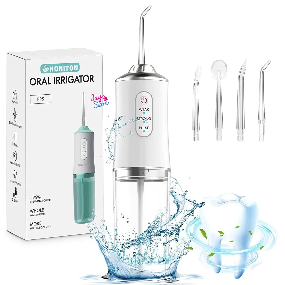 Irrigador Oral Recargable Limpieza Dental Cuidado Bucal IPX7