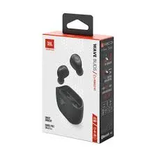 Audífonos JBL Inalámbricos Bluetooth In Ear TWS Wave Buds Negro