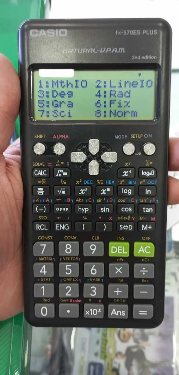 Calculadora Casio Fx570es 417 Funciones