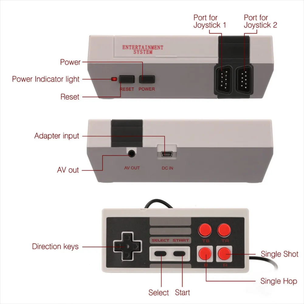 Consola 620 Juegos Retro