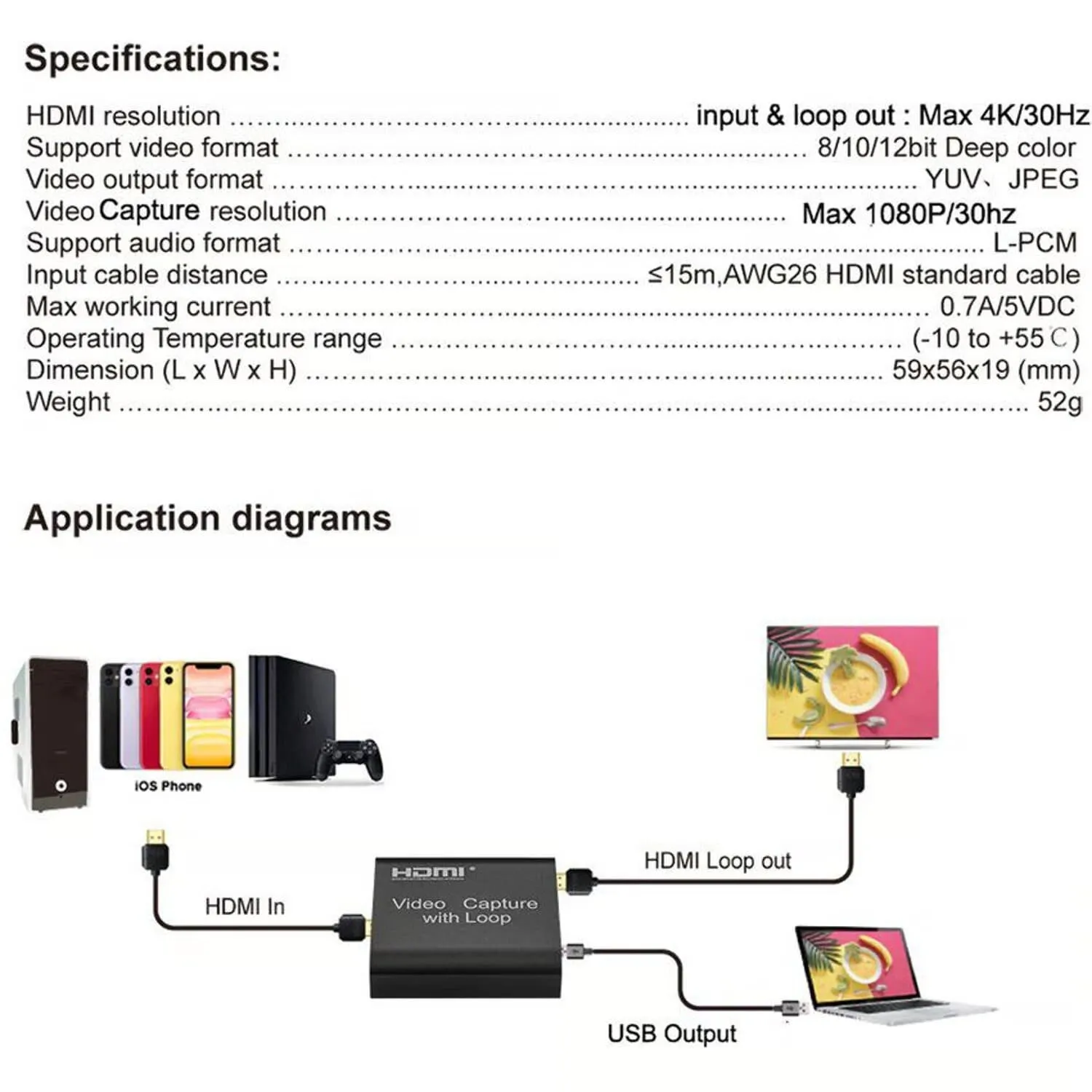 Capturadora De Video 4k Doble Hdmi